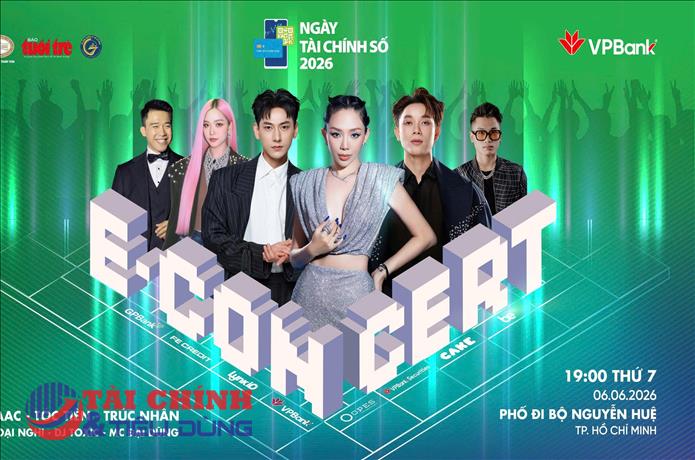 Những ngôi sao nào sẽ “phá đảo” E-Concert tại Ngày tài chính số 2026?