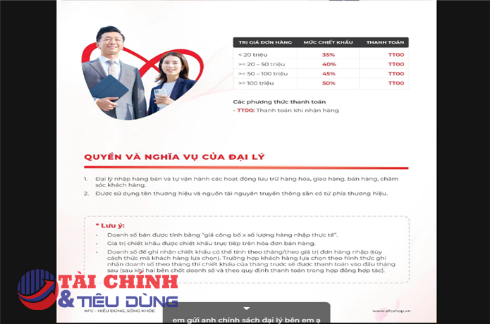 Công ty AFC Việt Nam: Có dấu hiệu vi phạm luật quảng cáo?