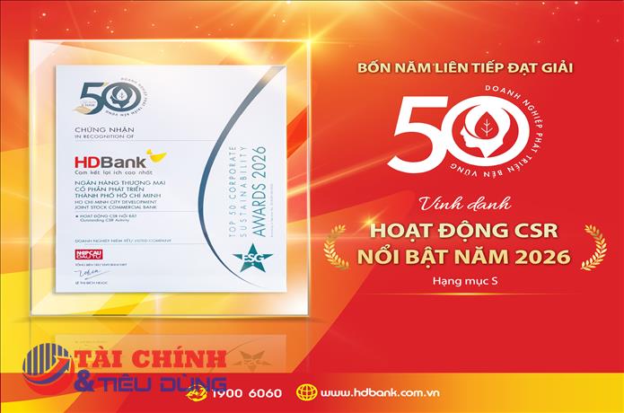HDBank: Tăng trưởng ấn tượng song hành cùng trách nhiệm cộng đồng