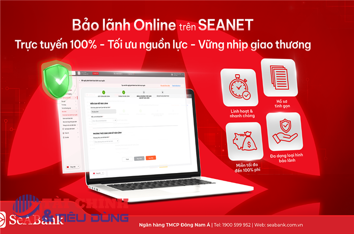SeABank ra mắt tính năng Bảo lãnh Online, miễn đến 100% phí cho khách hàng doanh nghiệp