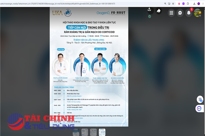 Công ty Cổ phần UK Quốc từng quảng cáo chui còn đang truyền thông cho buổi hội thảo có nhiều nhân vật “sừng sỏ” tham dự 