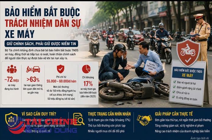 Chưa bãi bỏ bảo hiểm bắt buộc xe máy