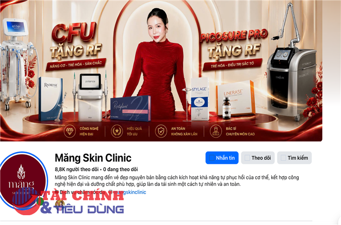 Công ty Mãng Skin bị xử phạt 80 triệu đồng, tước chứng chỉ hành nghề 1 tháng