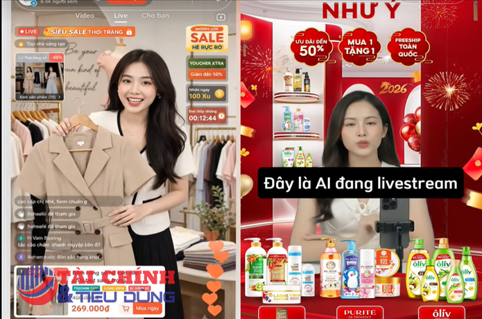 Livestream AI bùng nổ: Người tiêu dùng có đang mua hàng từ "người ảo"?