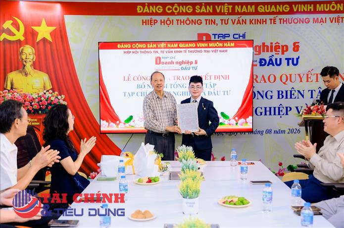 Nhà báo Đào Bình được bổ nhiệm giữ chức Tổng Biên tập Tạp chí Doanh nghiệp và Đầu tư