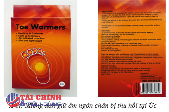 Loạt sản phẩm bị thu hồi tại nước ngoài có khả năng ảnh hưởng đến người tiêu dùng trong nước