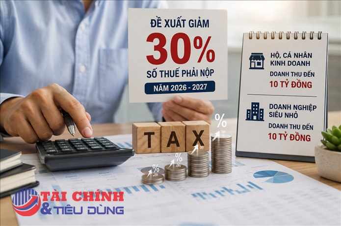 Đề xuất giảm 30% thuế cho hộ kinh doanh, doanh nghiệp siêu nhỏ doanh thu đến 10 tỷ đồng