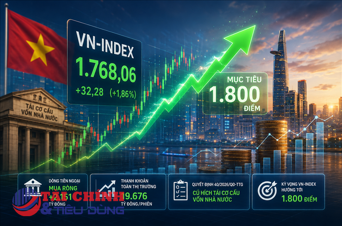 VN-Index hướng tới mốc 1.800 điểm, dòng tiền ngoại bất ngờ đảo chiều