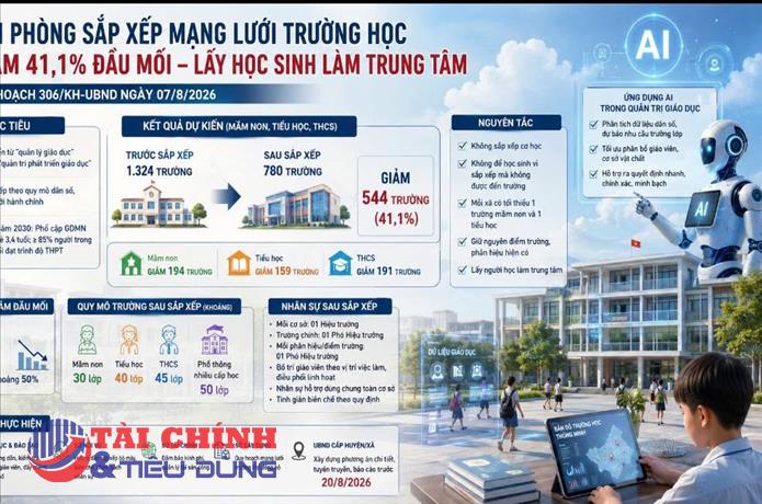 Hải Phòng dự kiến giảm 41,1% số trường công lập