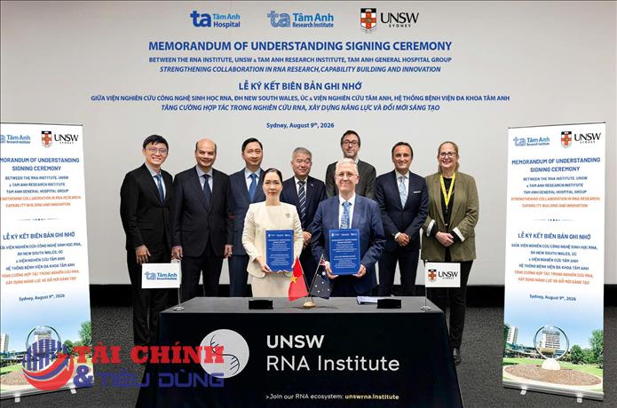 Bệnh viện Tâm Anh hợp tác cùng Viện nghiên cứu RNA hàng đầu của Australia, nghiên cứu phát triển nền tảng công nghệ y sinh tiên tiến RNA