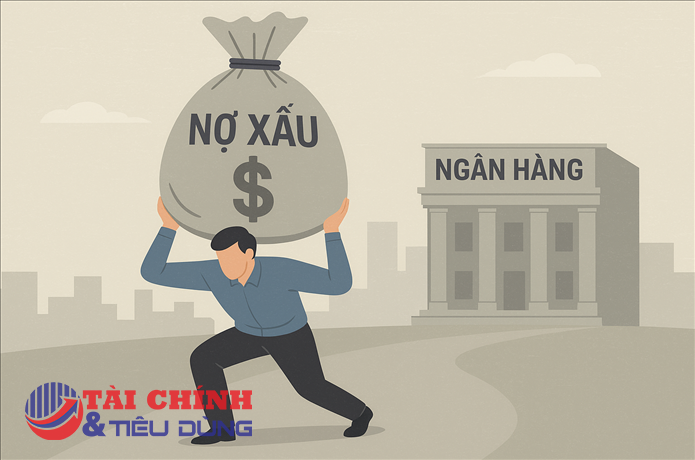 Nợ xấu tăng nhanh, 'lá chắn' dự phòng mỏng dần: Áp lực kép với ngân hàng