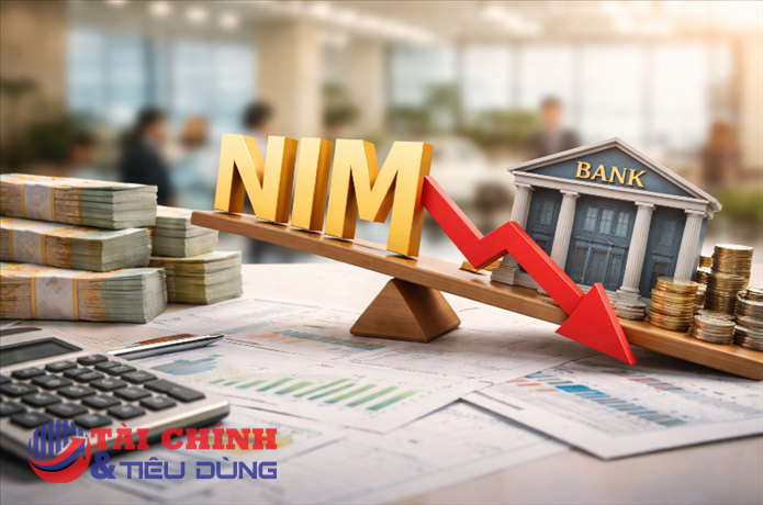 Hạn mức tín dụng 2027 gắn với giảm lãi suất, NIM ngân hàng đứng trước sức ép mới