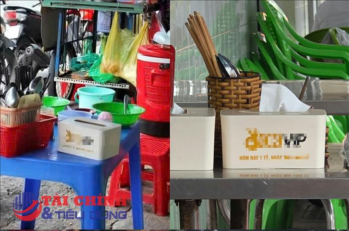 Quảng cáo cờ bạc len vào quán ăn qua những món đồ miễn phí