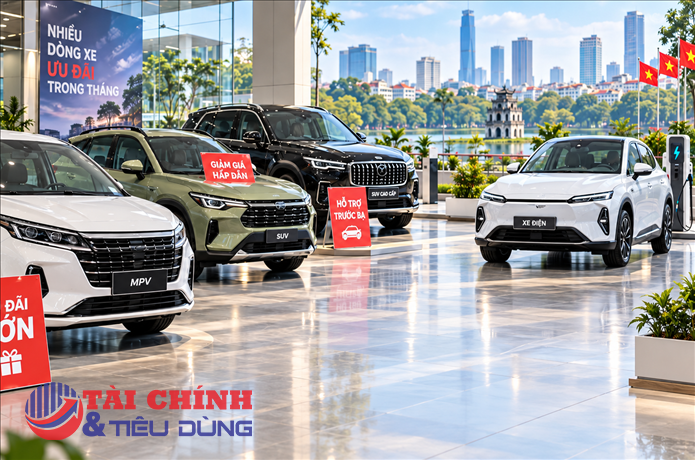 Ô tô giảm giá cả trăm triệu đồng, lãi vay tăng khiến người mua đắn đo